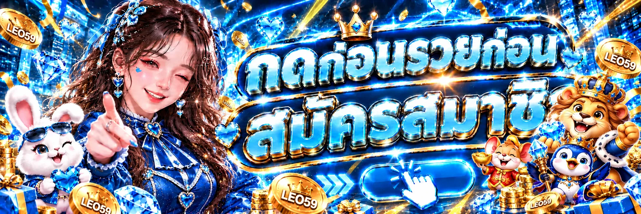 แบนเนอร์ LEO59 ทางเข้า ล่าสุดและการตรวจเว็บหลัก